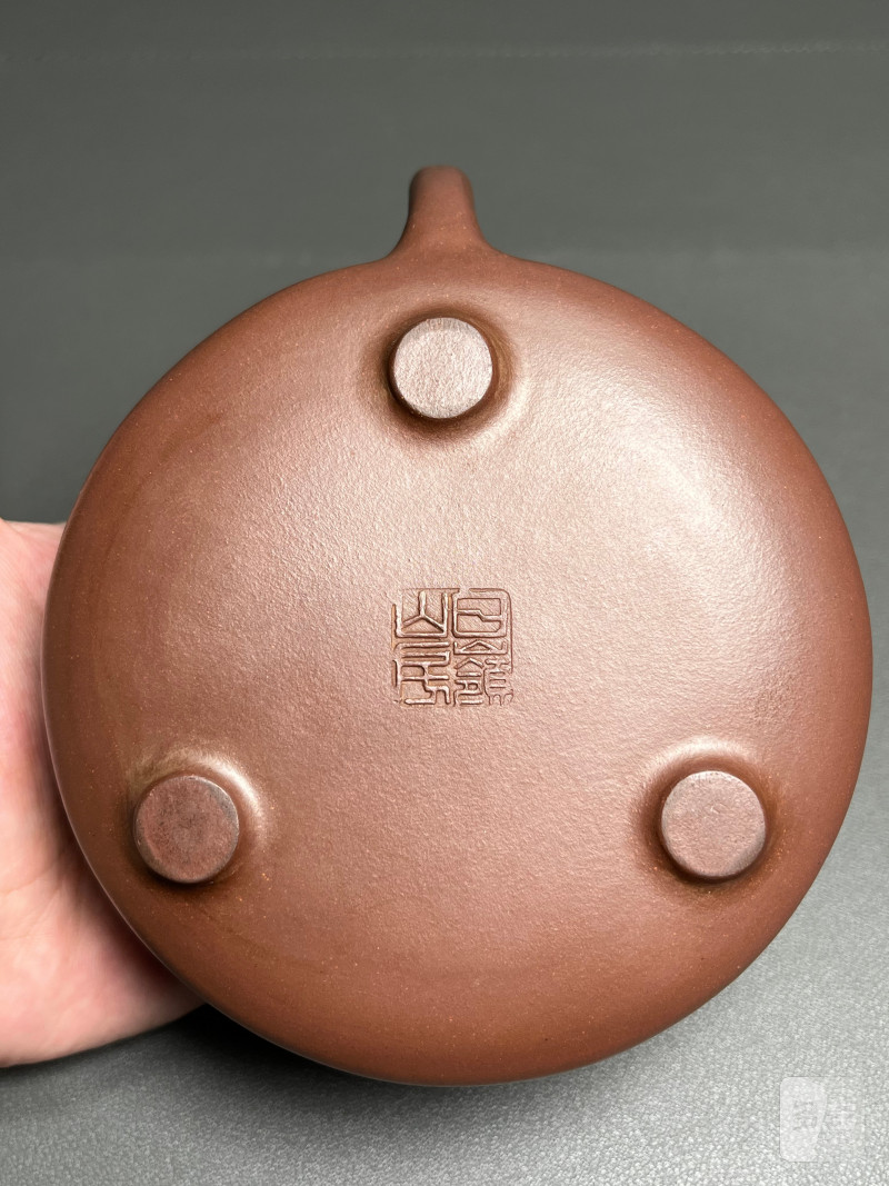 清道光  “心舟”款石瓢壶 - 图24
